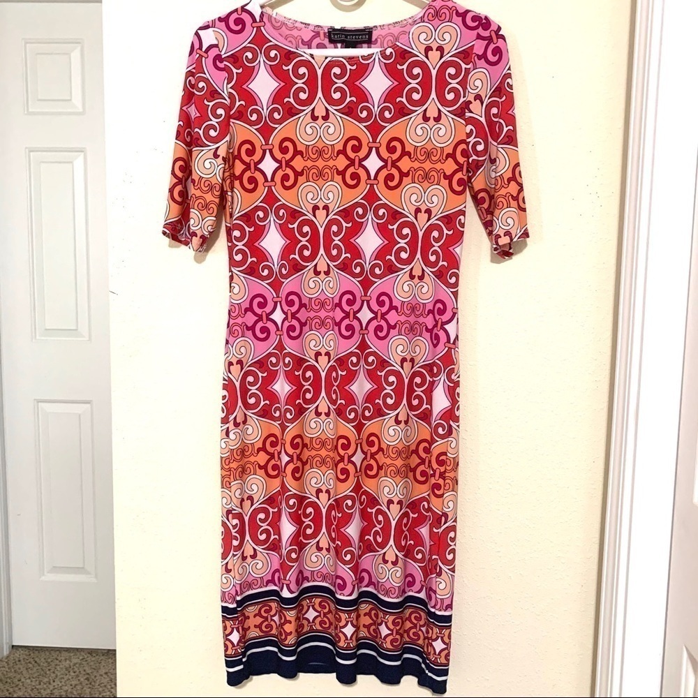 KARIN STEVENS beautiful dress- like new- size S